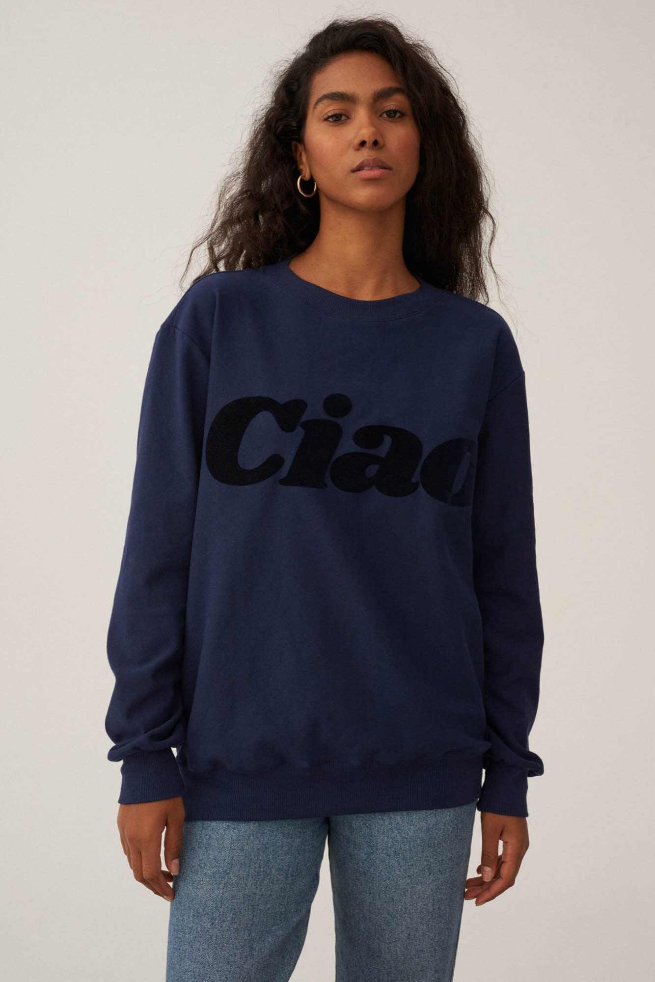 CIAO NAVY SWEATSHIRT - UNISEX