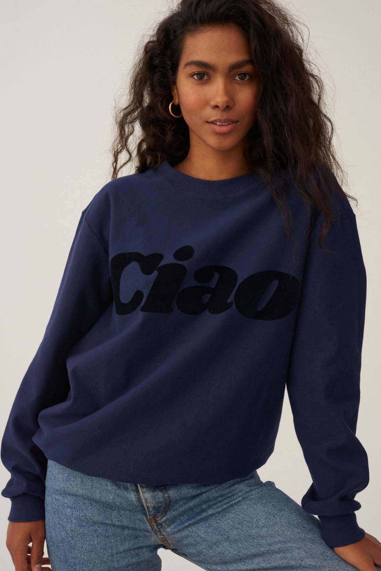 CIAO NAVY SWEATSHIRT - UNISEX