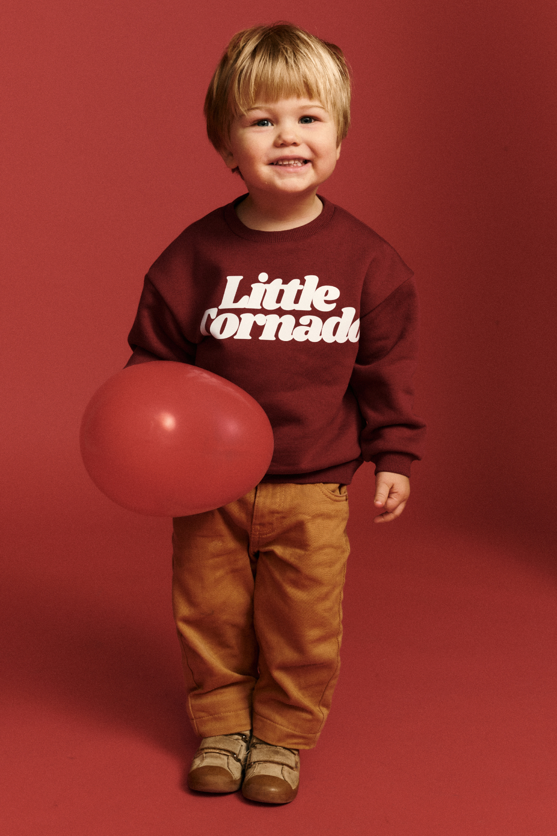 MINI TORNADO BURGUNDY SWEATSHIRT