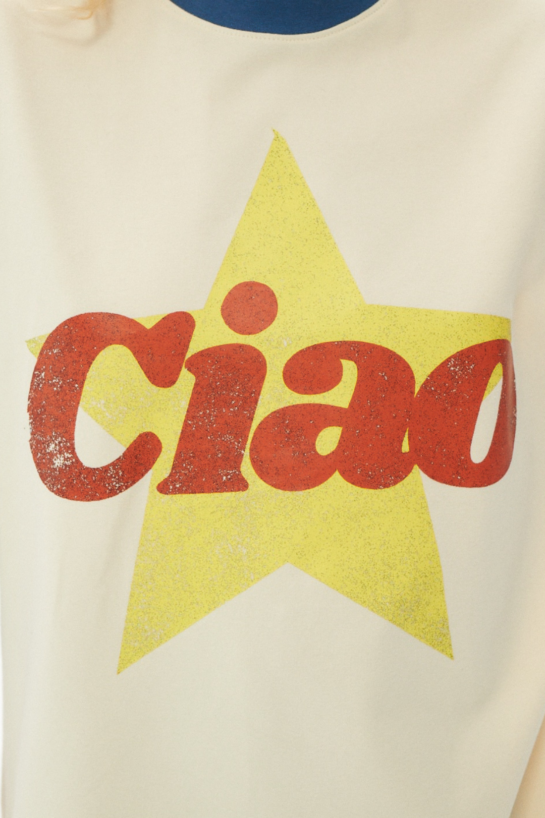 T-SHIRT CIAO STAR ECRU