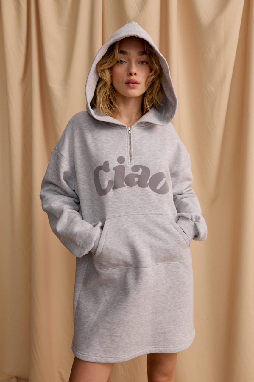 BLISS GREY LONG SWEATSHIRT