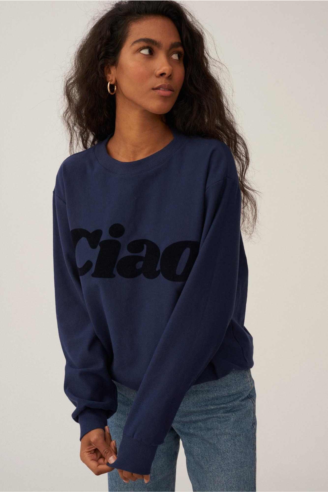 CIAO NAVY SWEATSHIRT - UNISEX