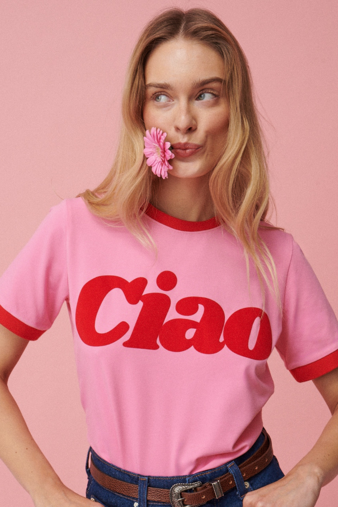 CIAO SUNDAY PINK T-SHIRT