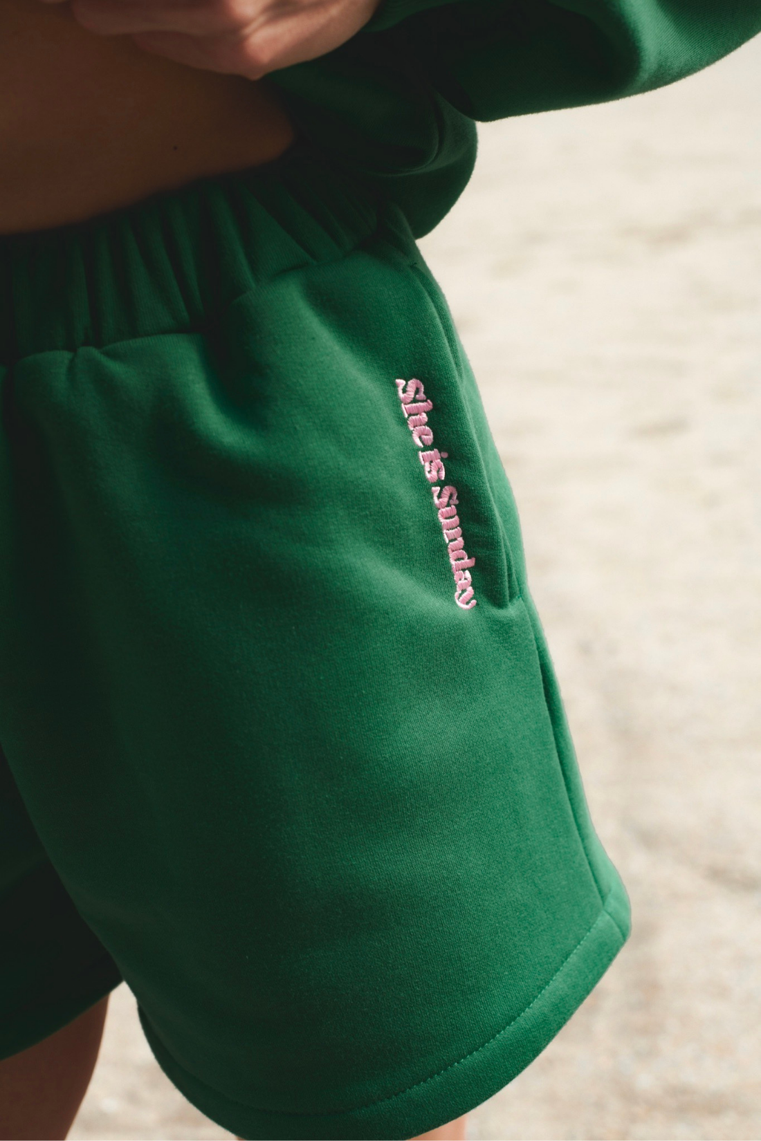 BONJOUR GREEN SHORTS