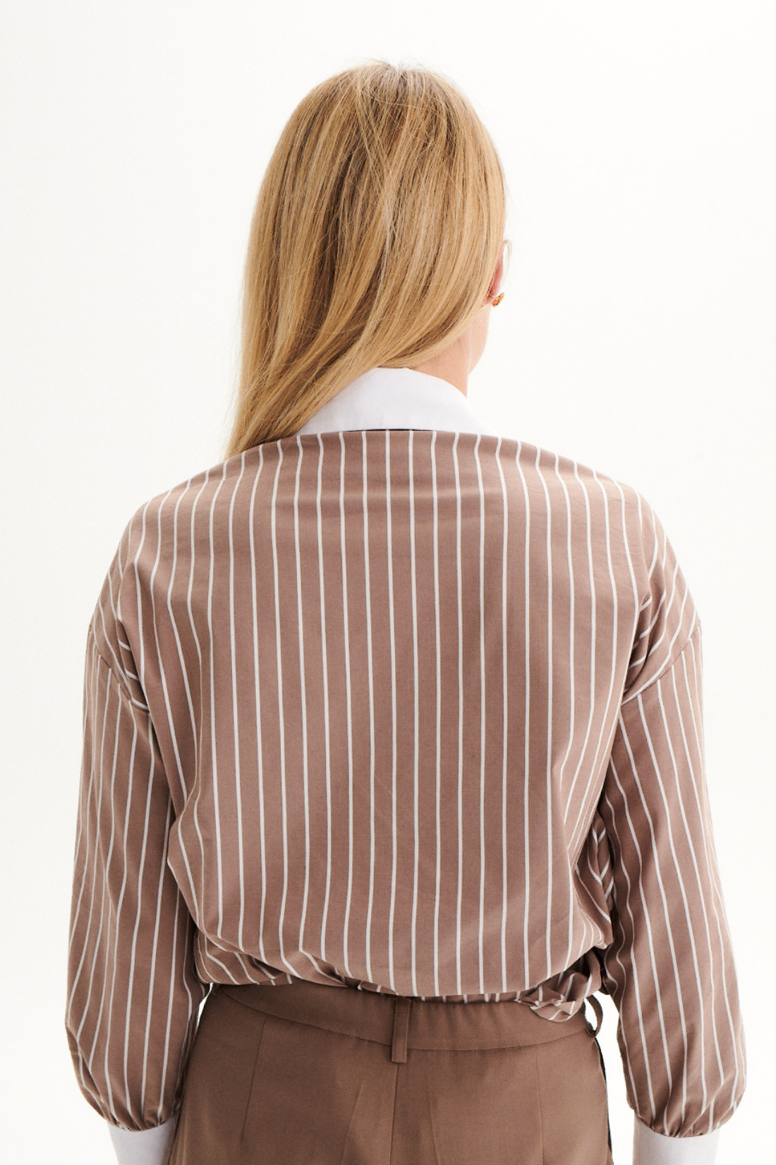 HAZE STRIPED MOKKA SHIRT