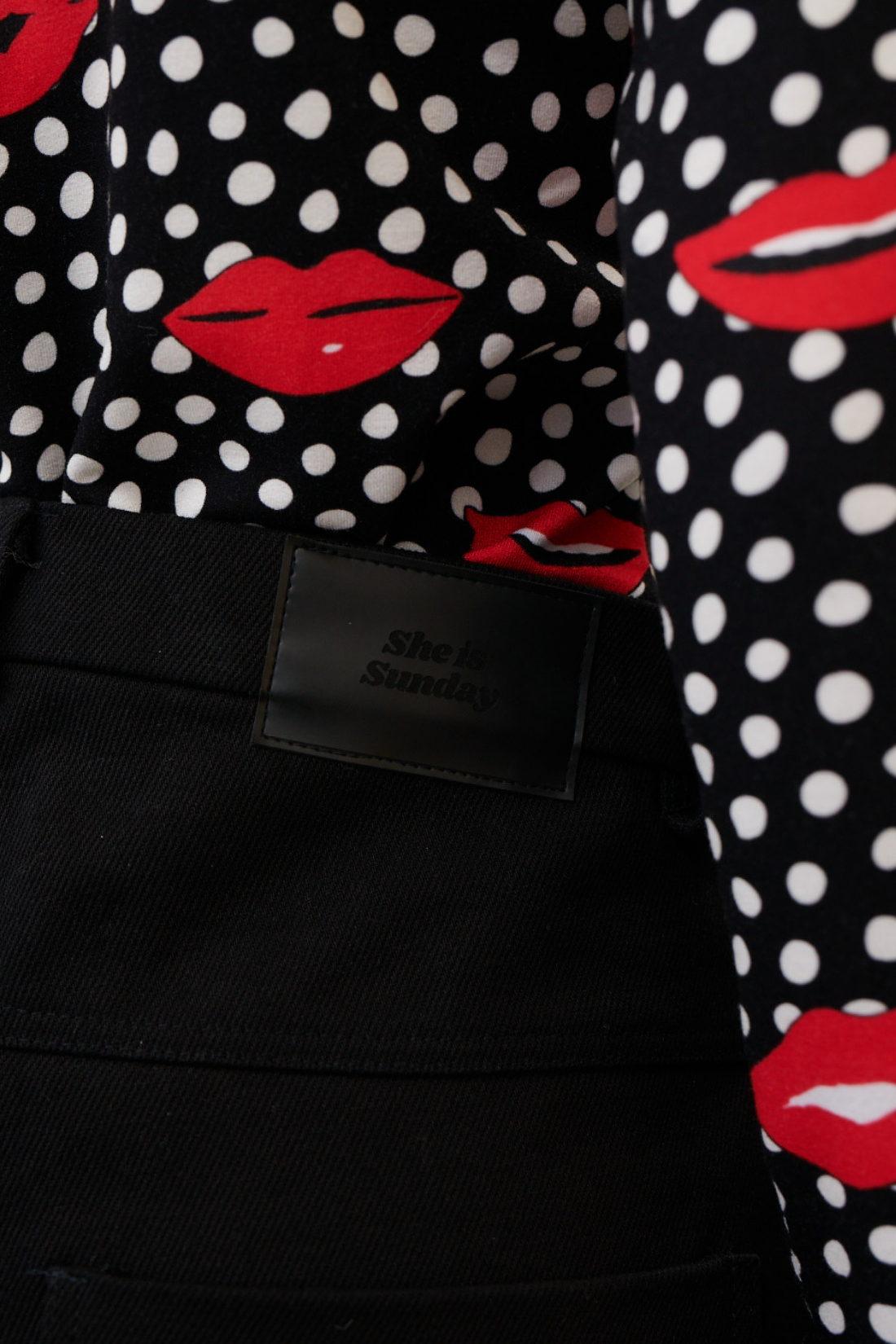 SPODNIE JEANSOWE NOCTURNE CZARNE