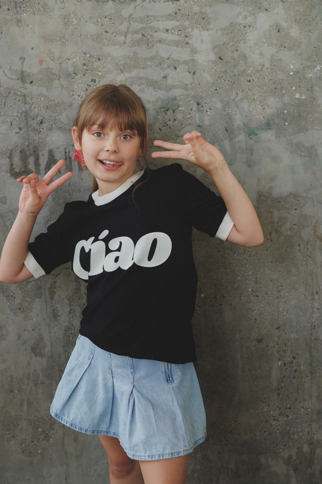 CIAO BLACK T-SHIRT