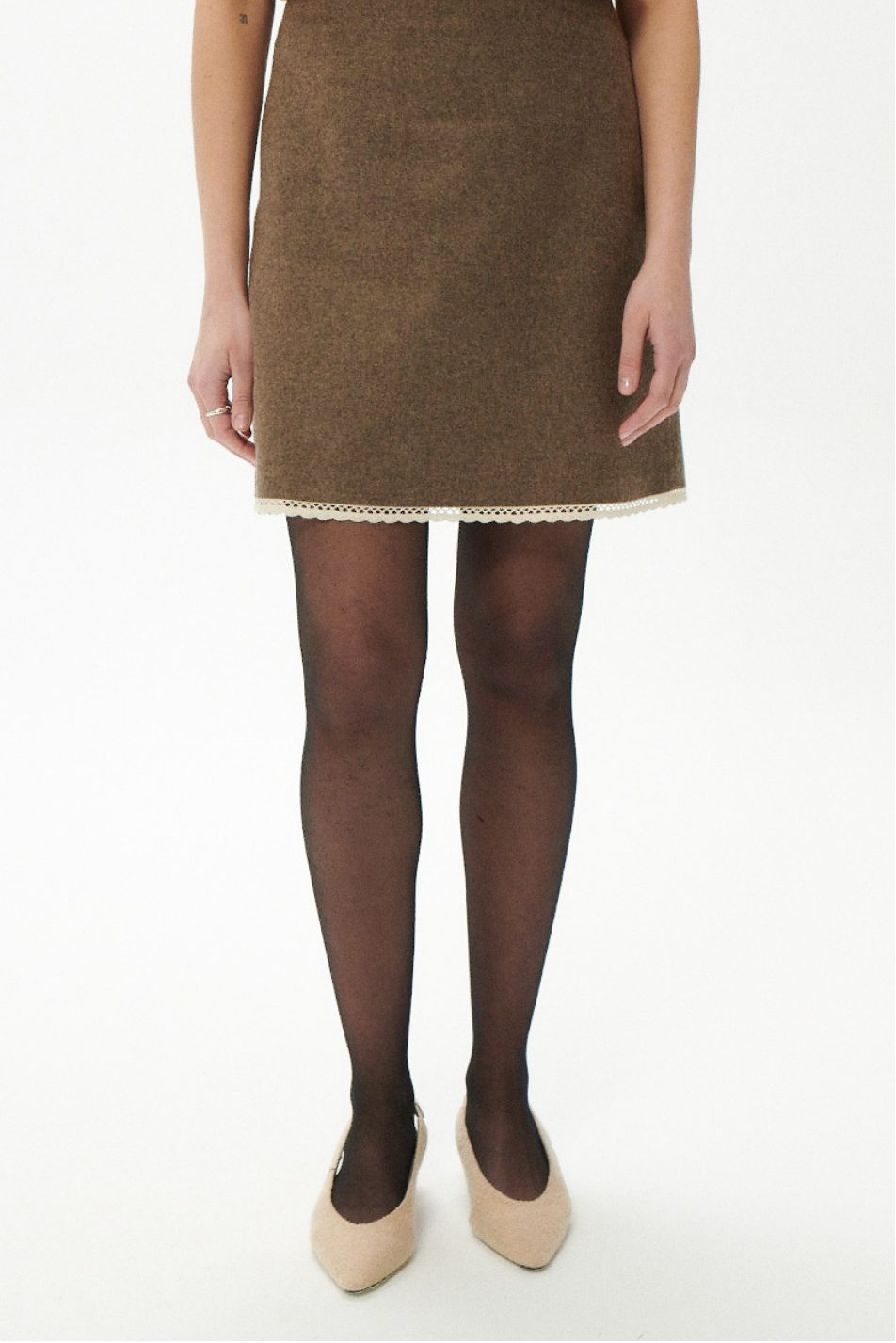 SPÓDNICA ALMA BRĄZOWA