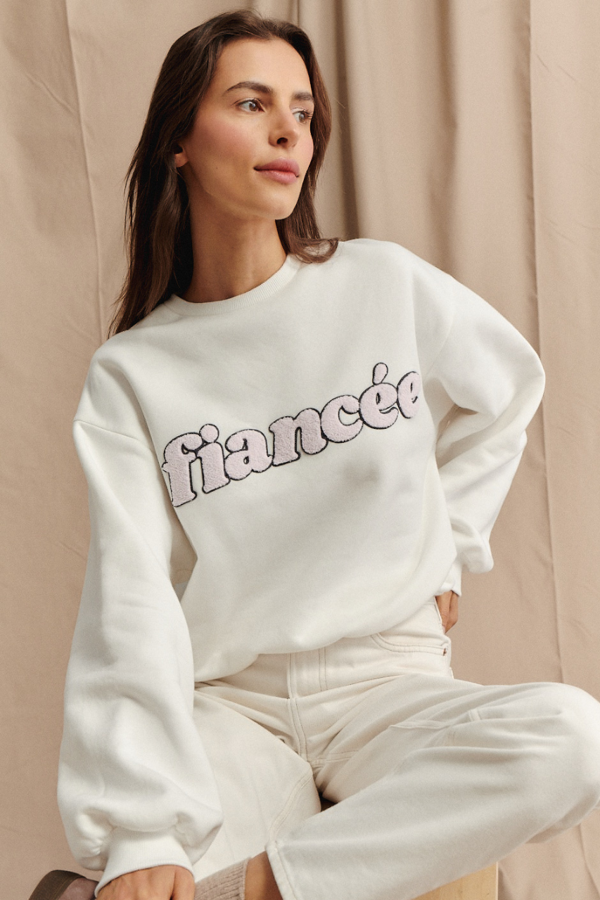 FIANCEE CREAM HOODIE