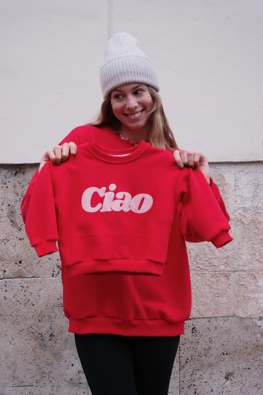 CIAO RED MINI HOODIE