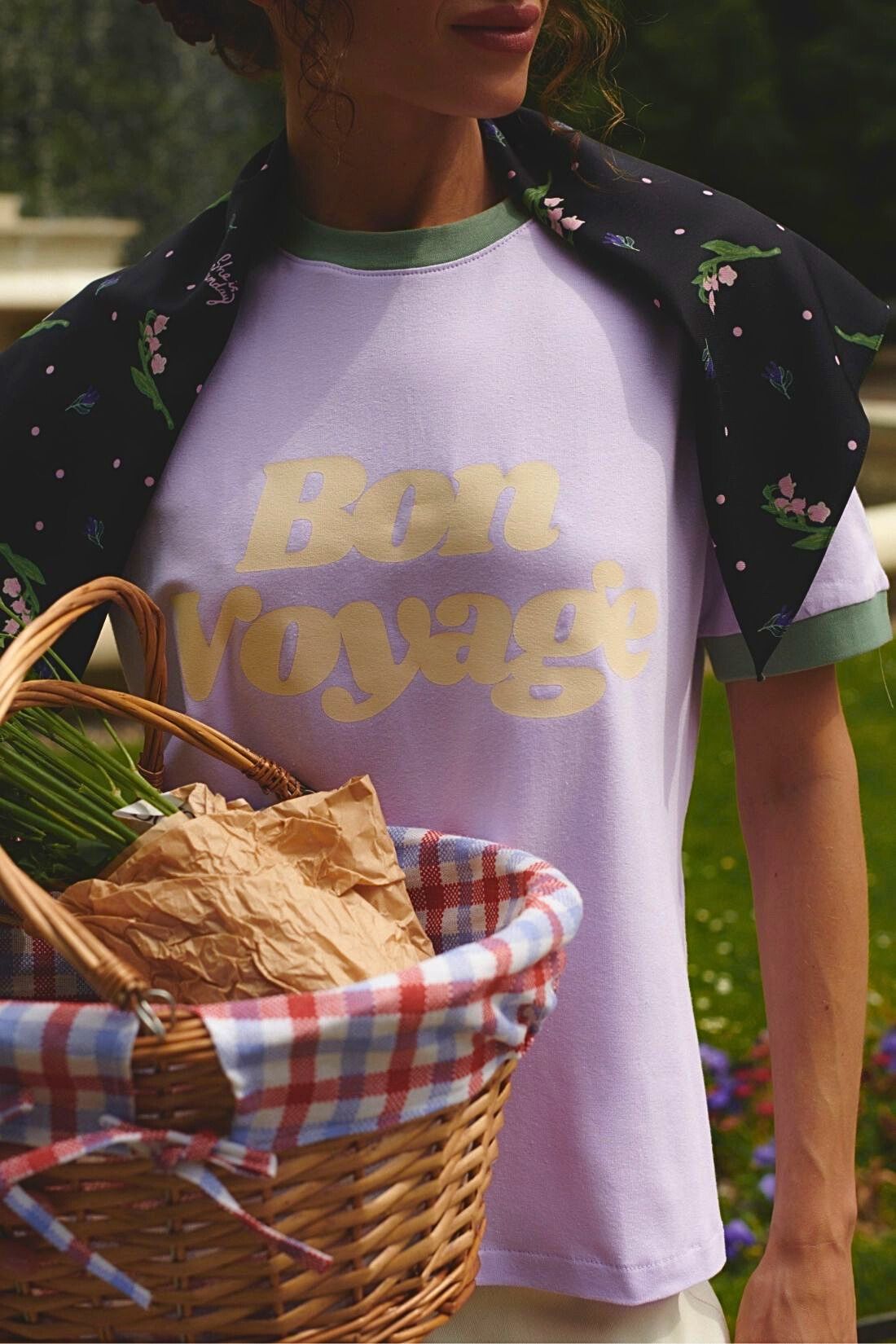 BON VOYAGE LILAC T-SHIRT