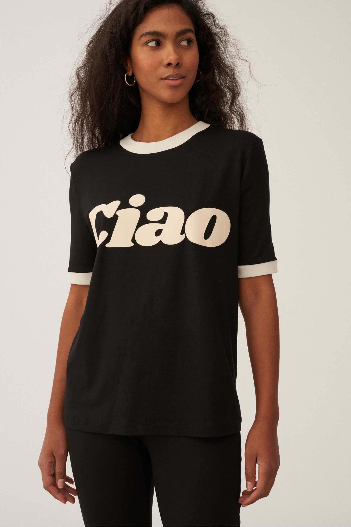 CIAO BLACK T-SHIRT