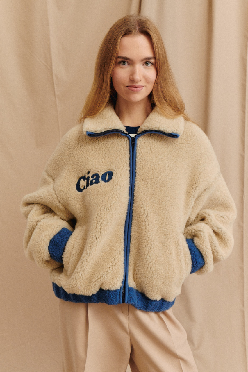 CIAO BEIGE WOOL JACKET