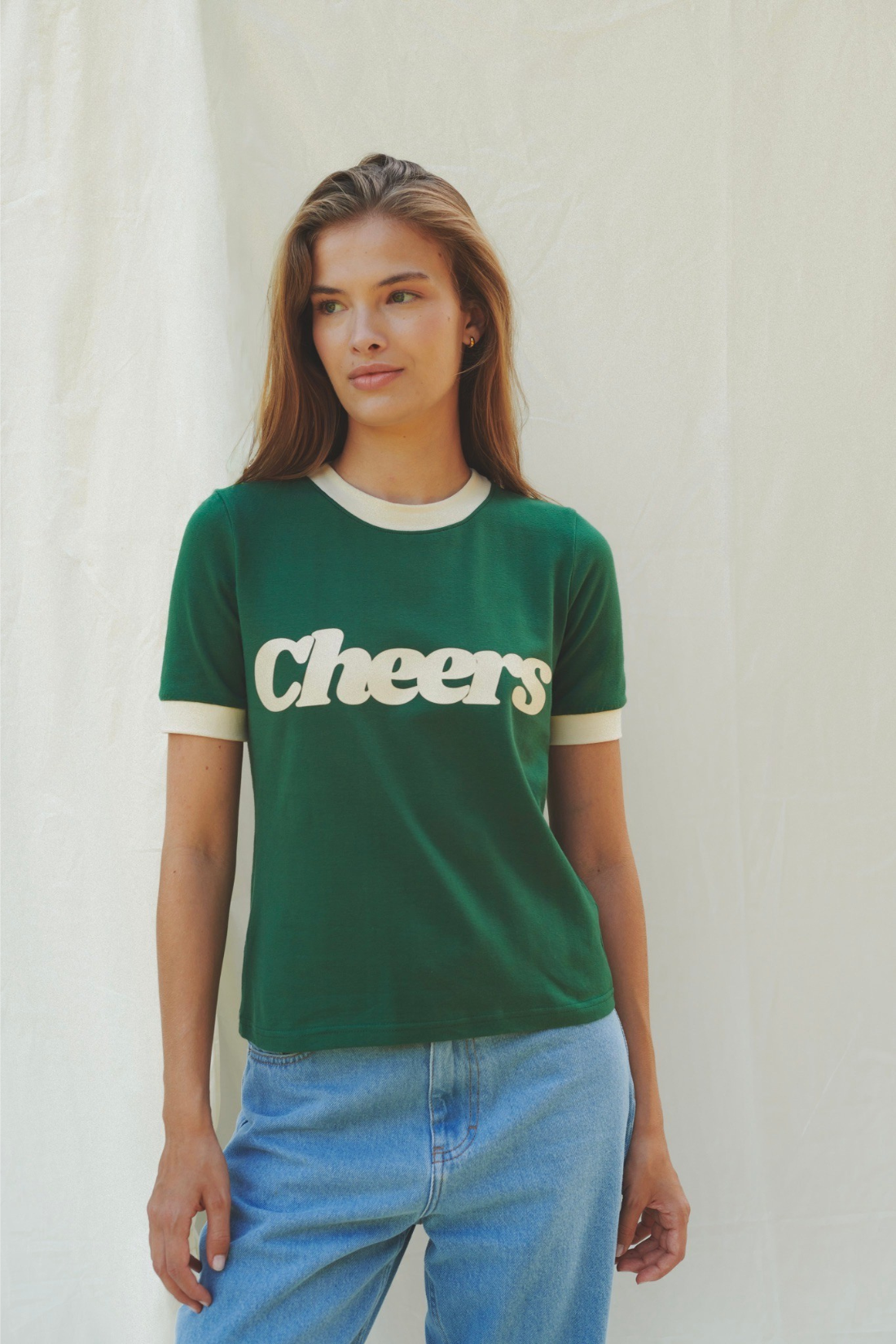 CHEERS GREEN T-SHIRT