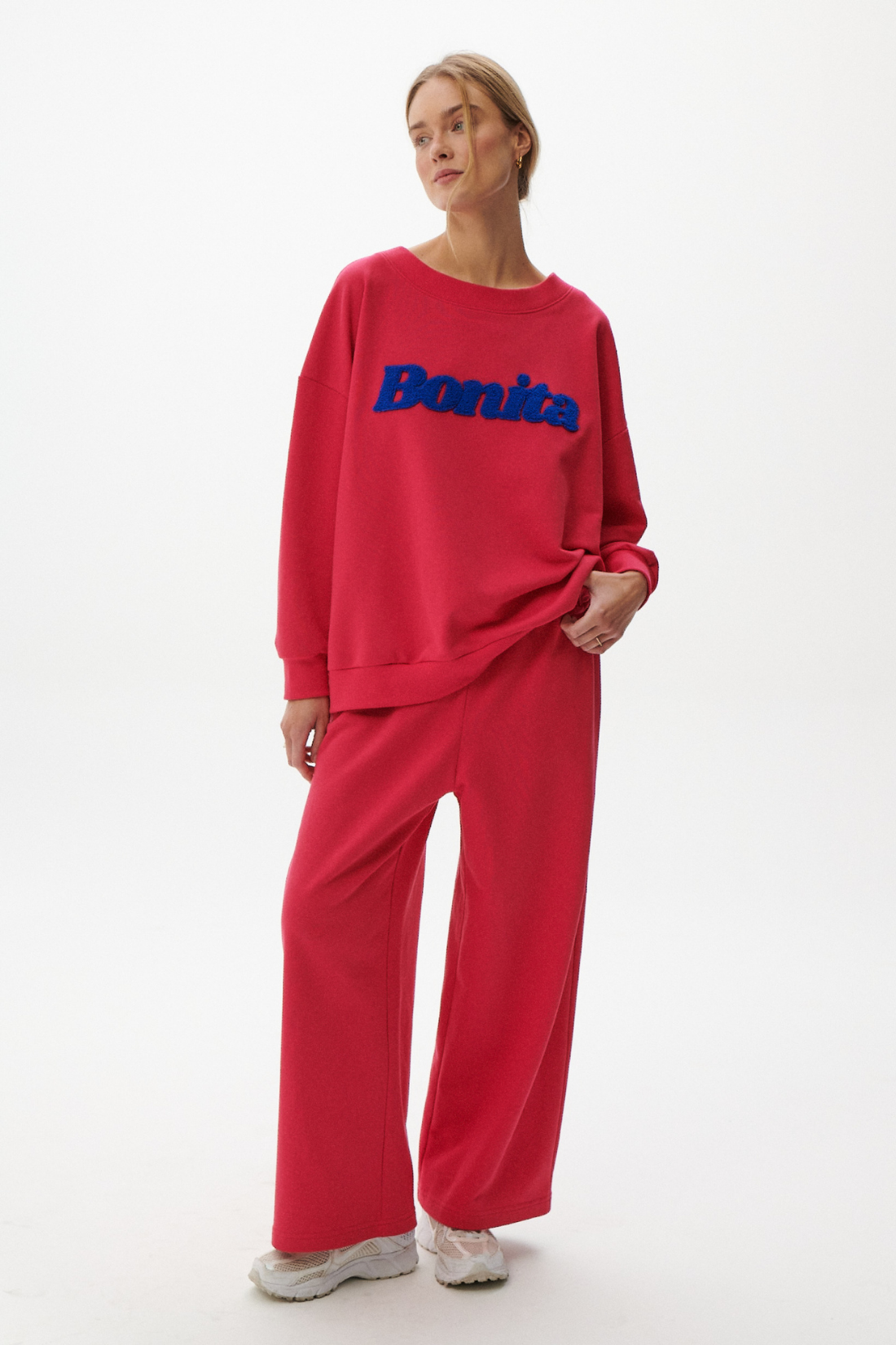 SPODNIE BONITA MALINOWE