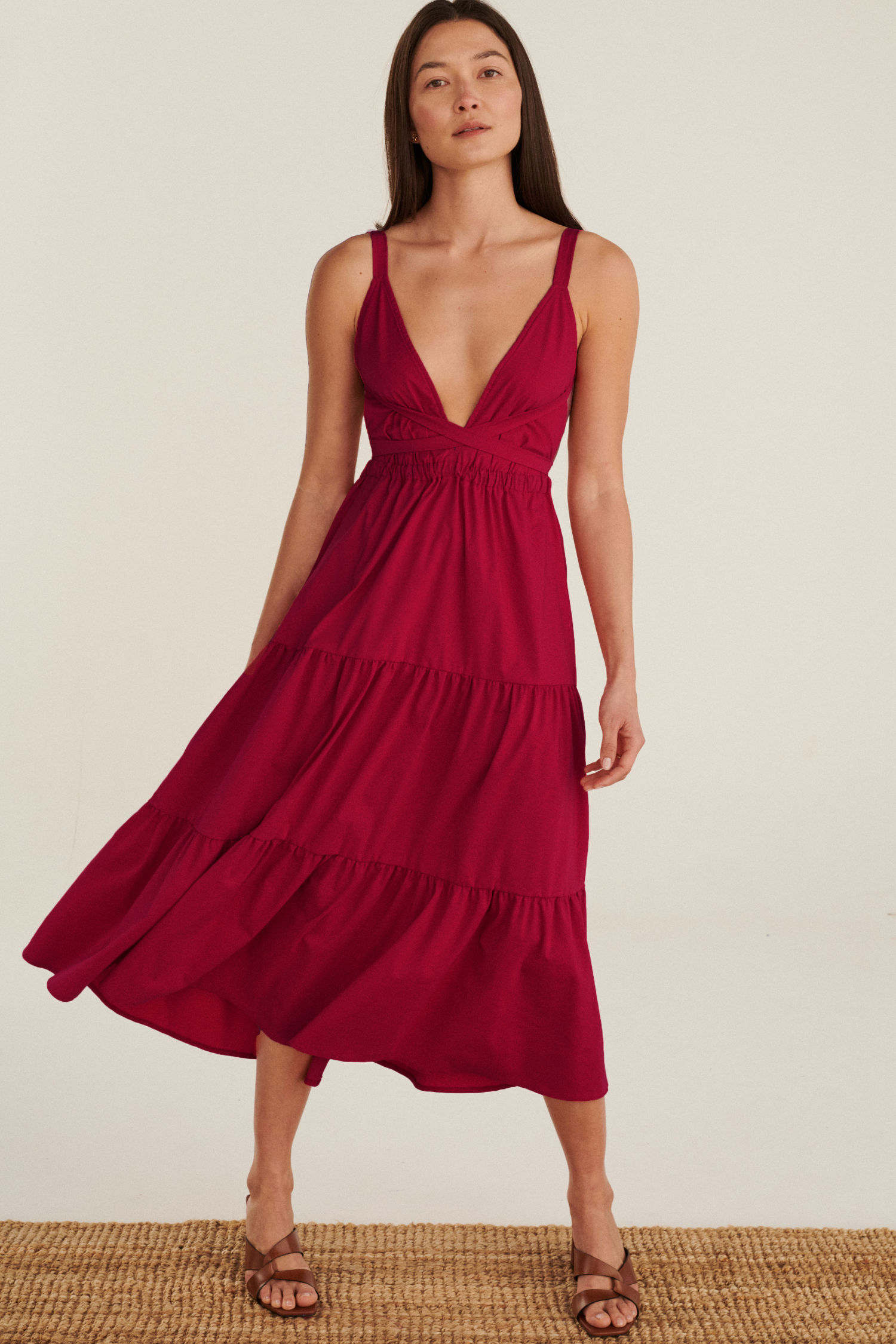 DOLCE VITA BURGUNDY DRESS