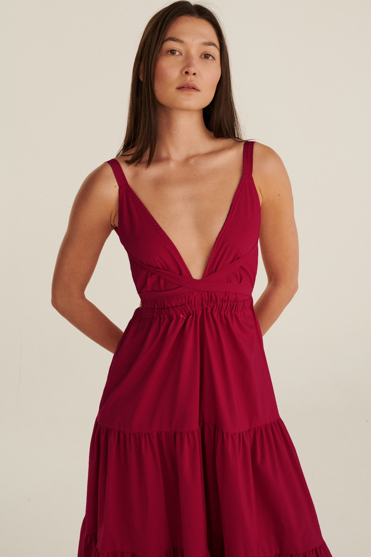 DOLCE VITA BURGUNDY DRESS