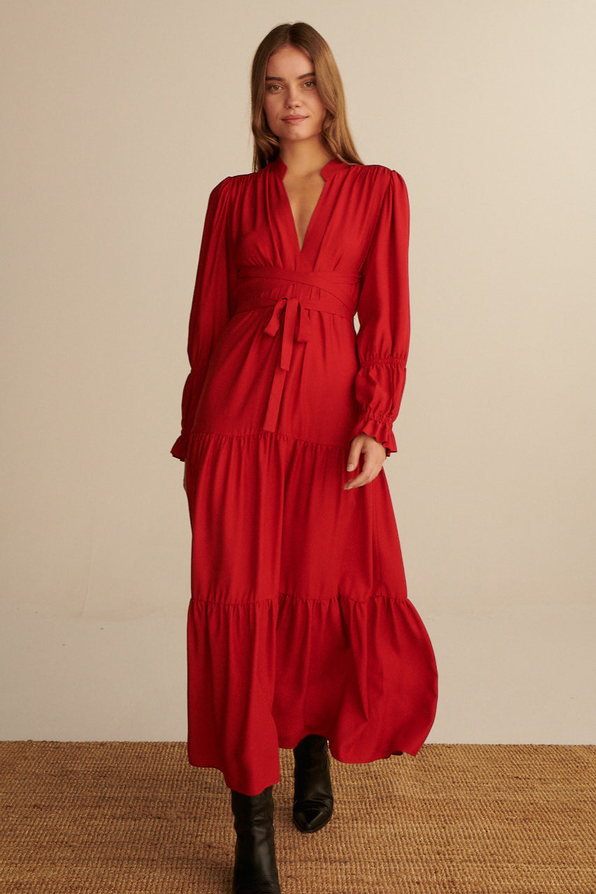 SPANISH ICON RED DRESS