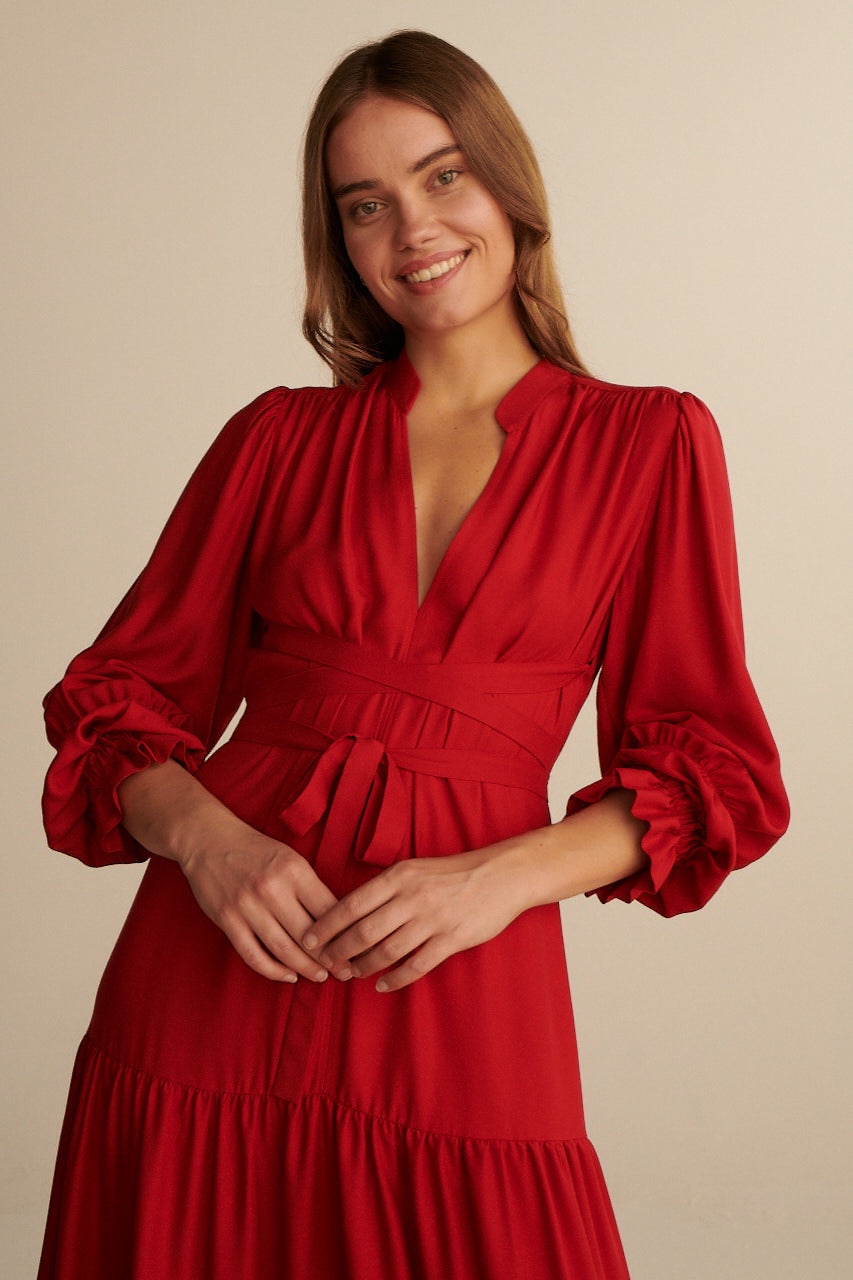 SPANISH ICON RED DRESS