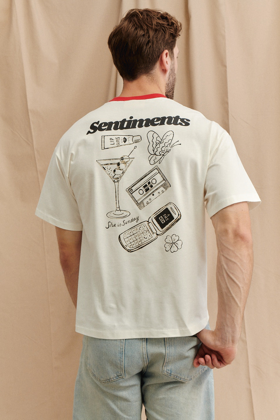 SENTIMENTS OVERSIZE T-SHIRT - MEN