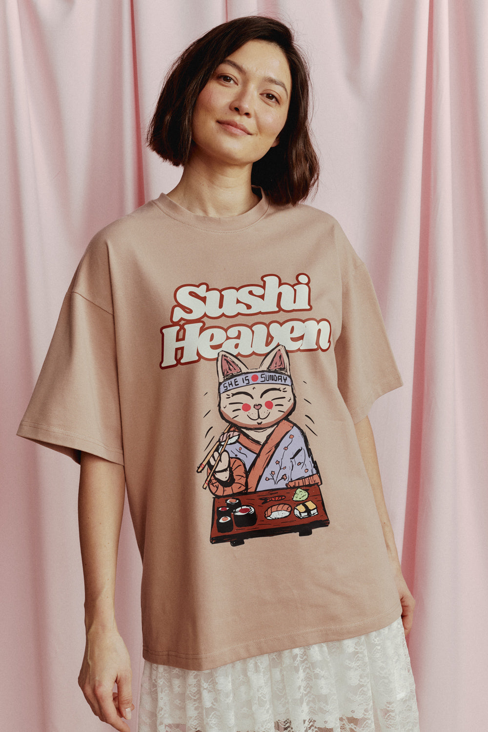 SUSHI HEAVEN OVERSIZE T-SHIRT