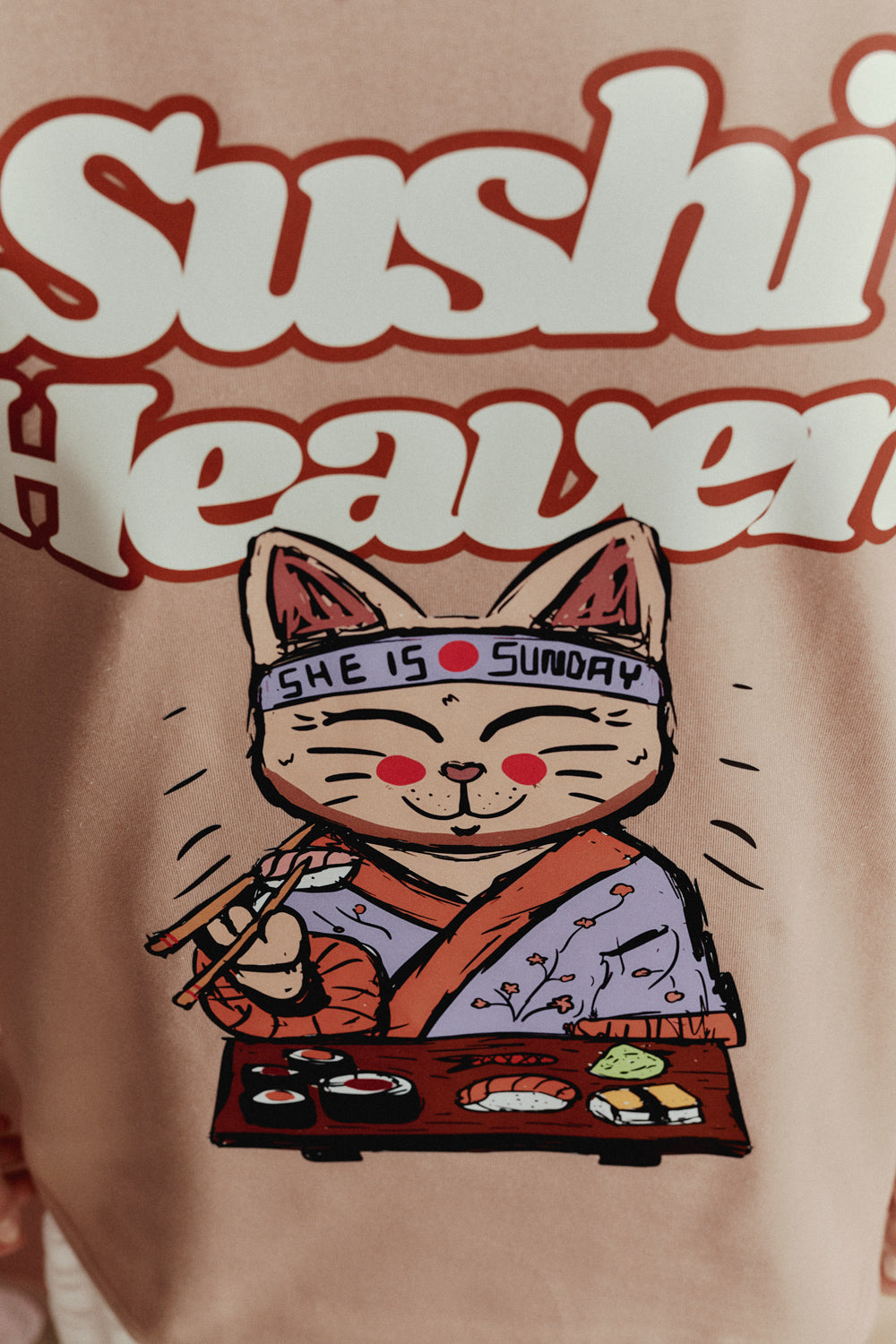 SUSHI HEAVEN OVERSIZE T-SHIRT - MAN