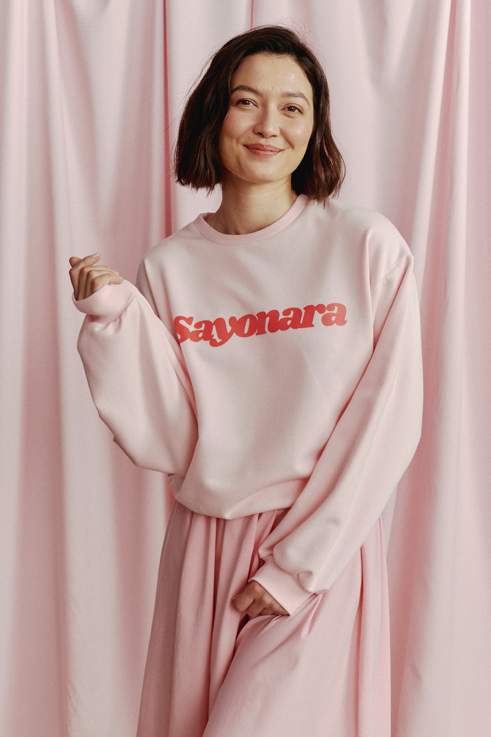 SAYONARA PINK SWEATSHIRT