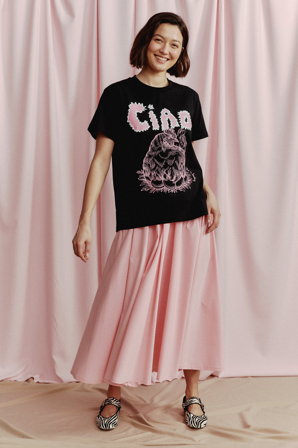 POLLO BLACK T-SHIRT
