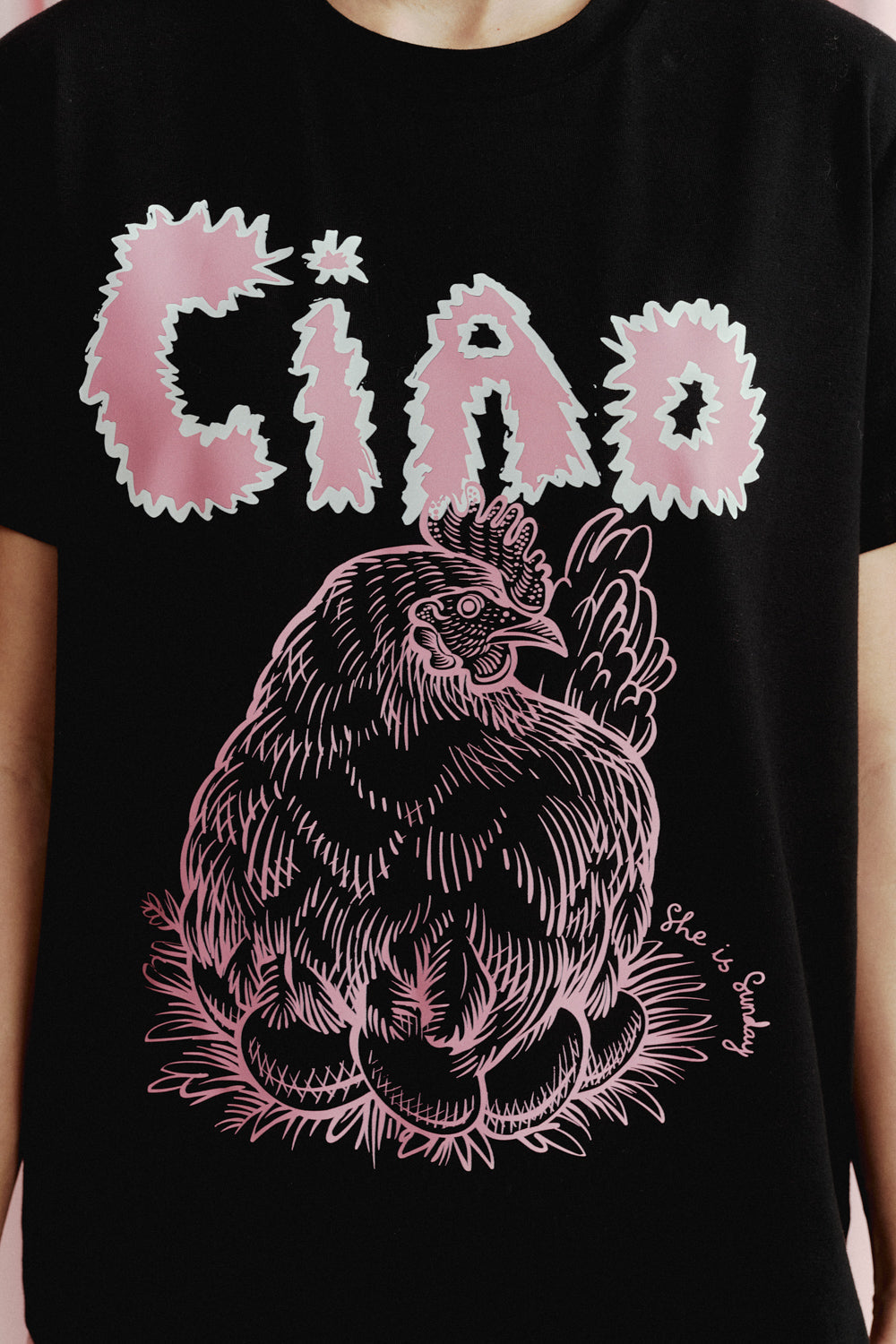 POLLO BLACK T-SHIRT