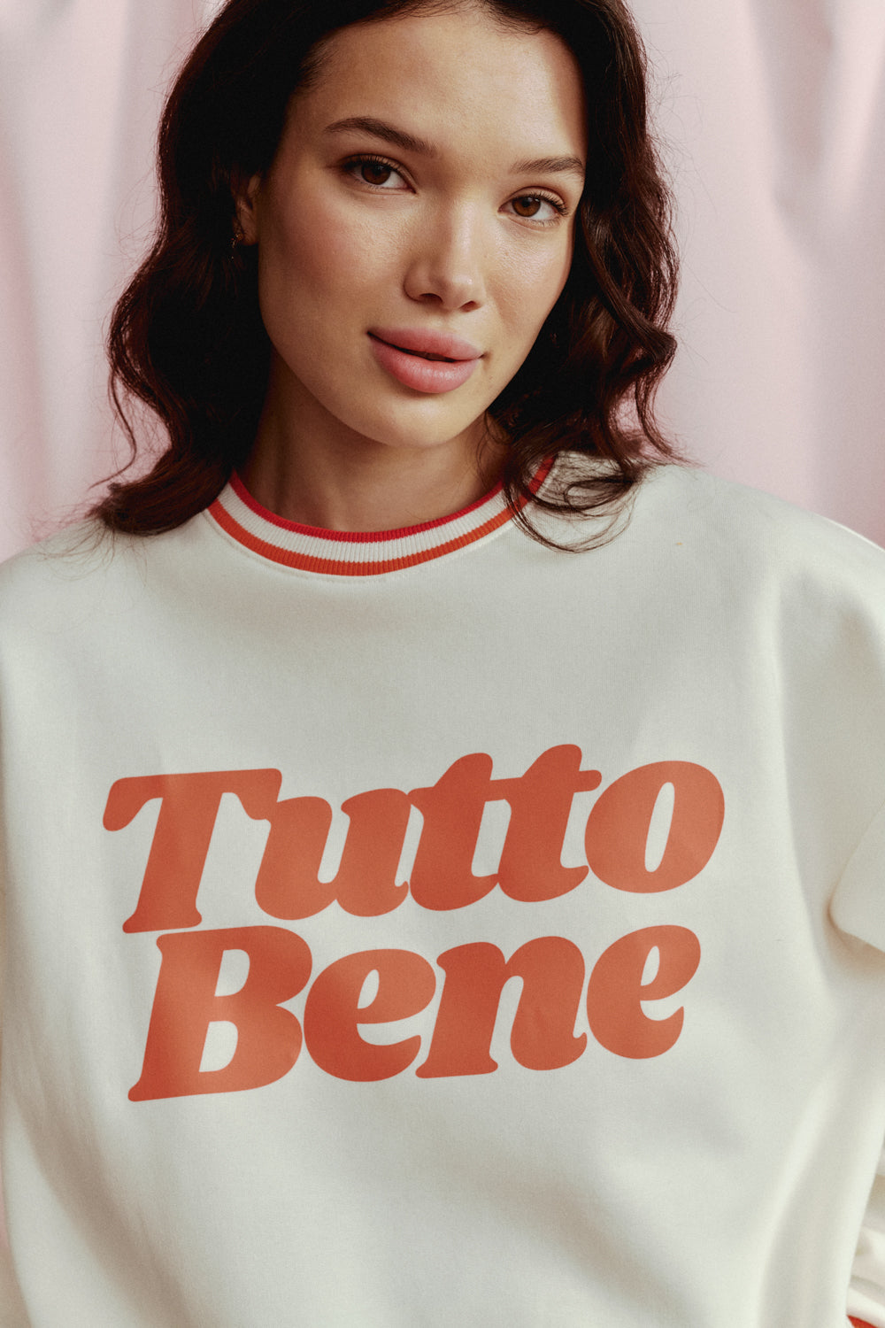 TUTTO BENE WHITE SWEATSHIRT