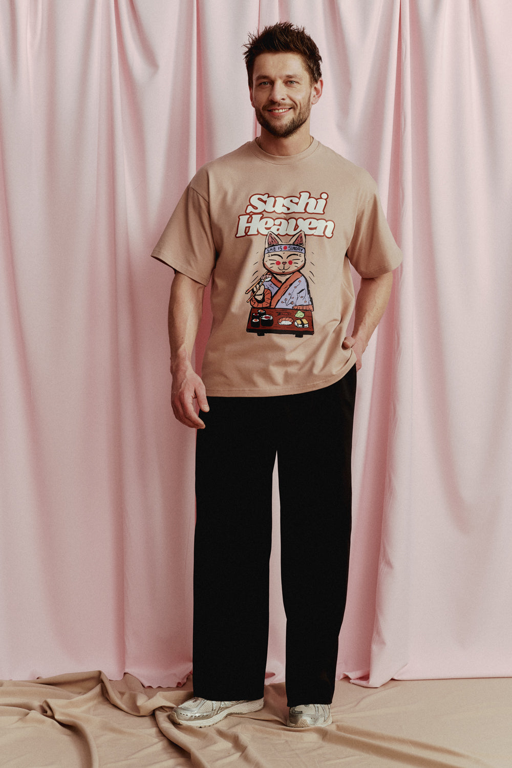 SUSHI HEAVEN OVERSIZE T-SHIRT - MAN