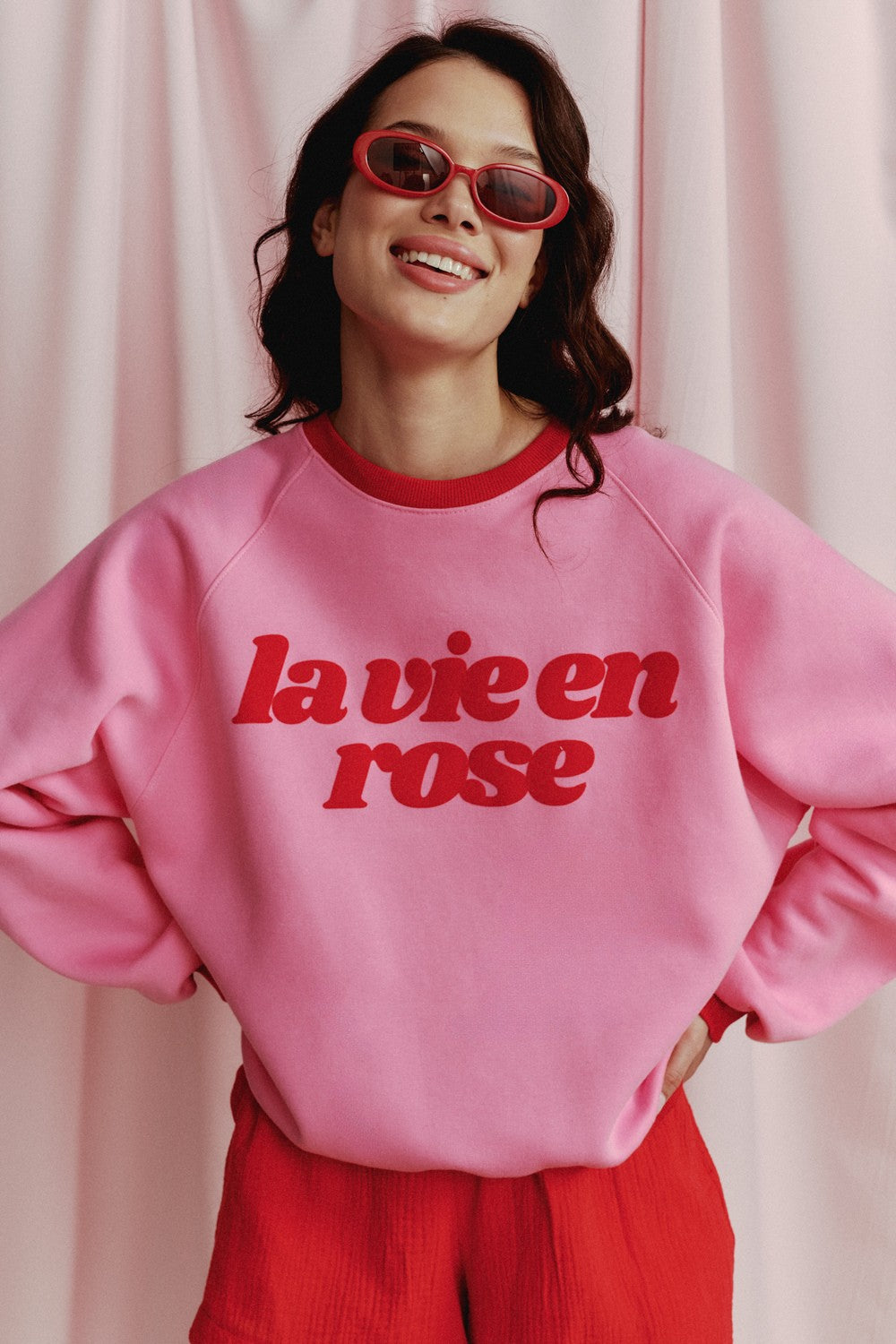 ROSE PINK SWEATSHIRT