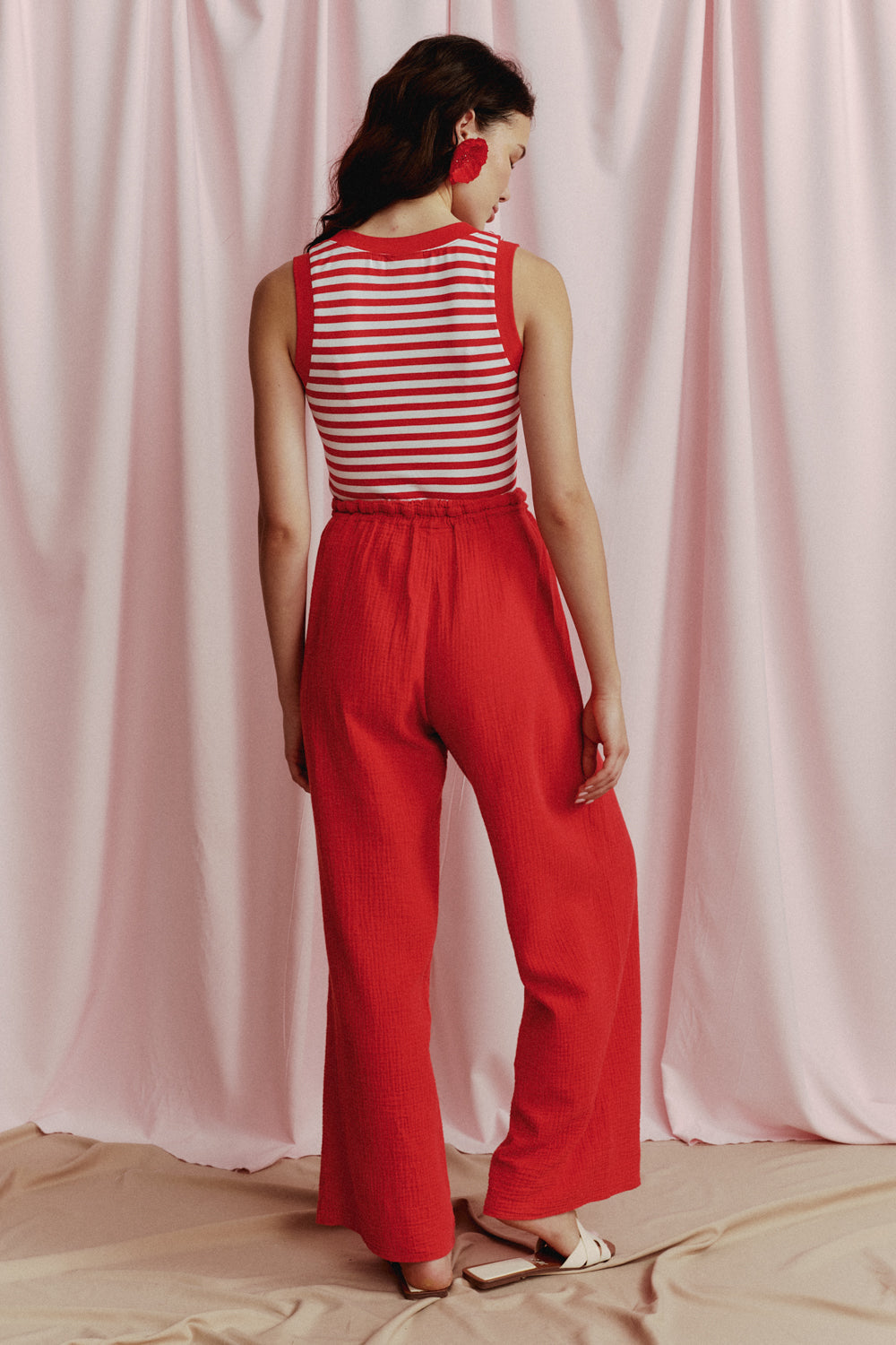 PICANTE STRIPED RED TOP