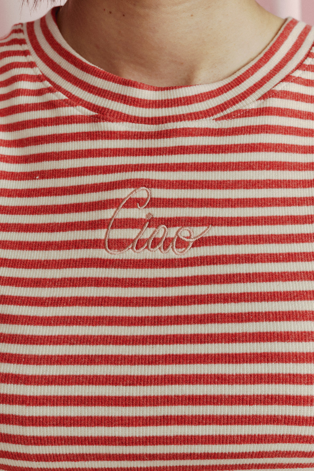 STRIPED STRAWBERRY TOP