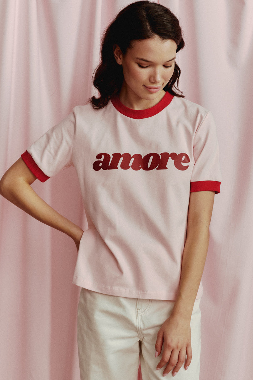 AMORE PINK T-SHIRT