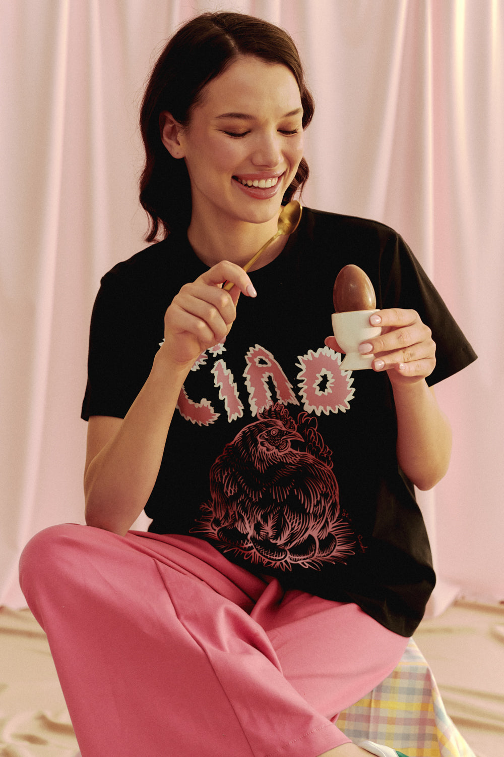POLLO BLACK T-SHIRT