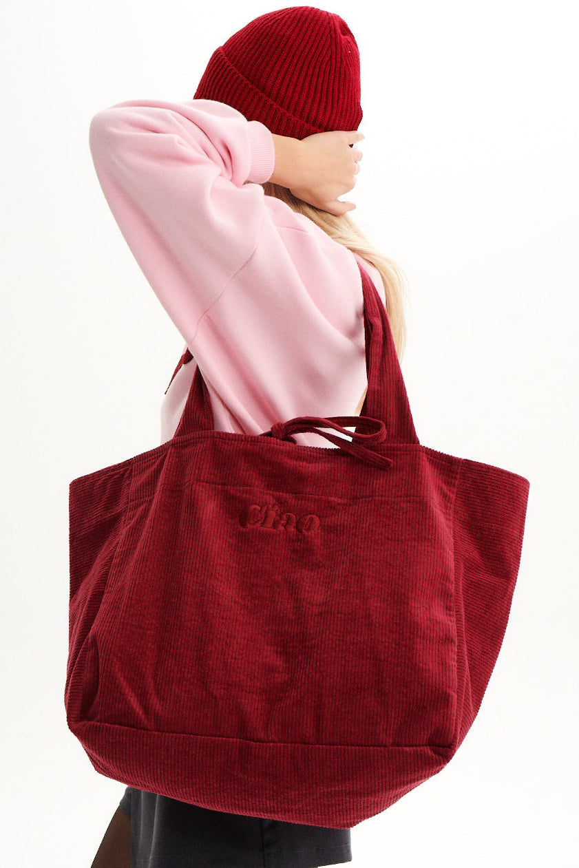 SHOPPER RASBERRY BAG