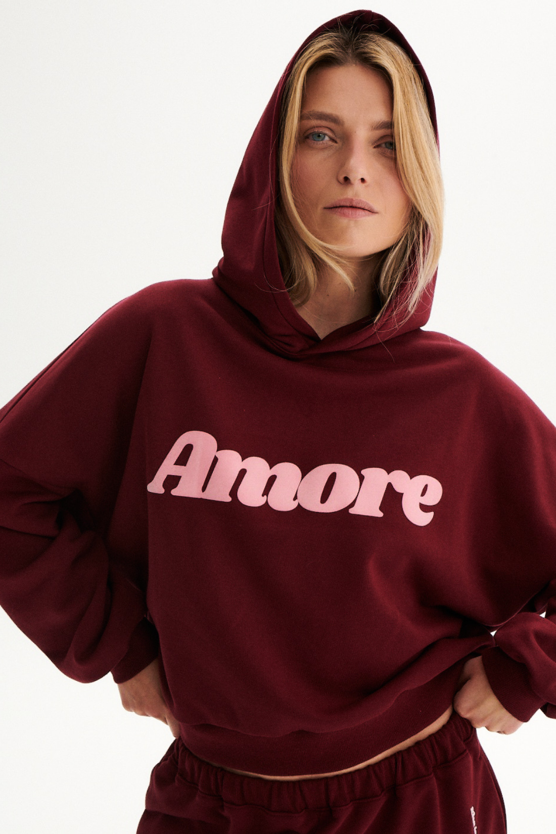 AMORE BURGUNDY SWEATSHIRT