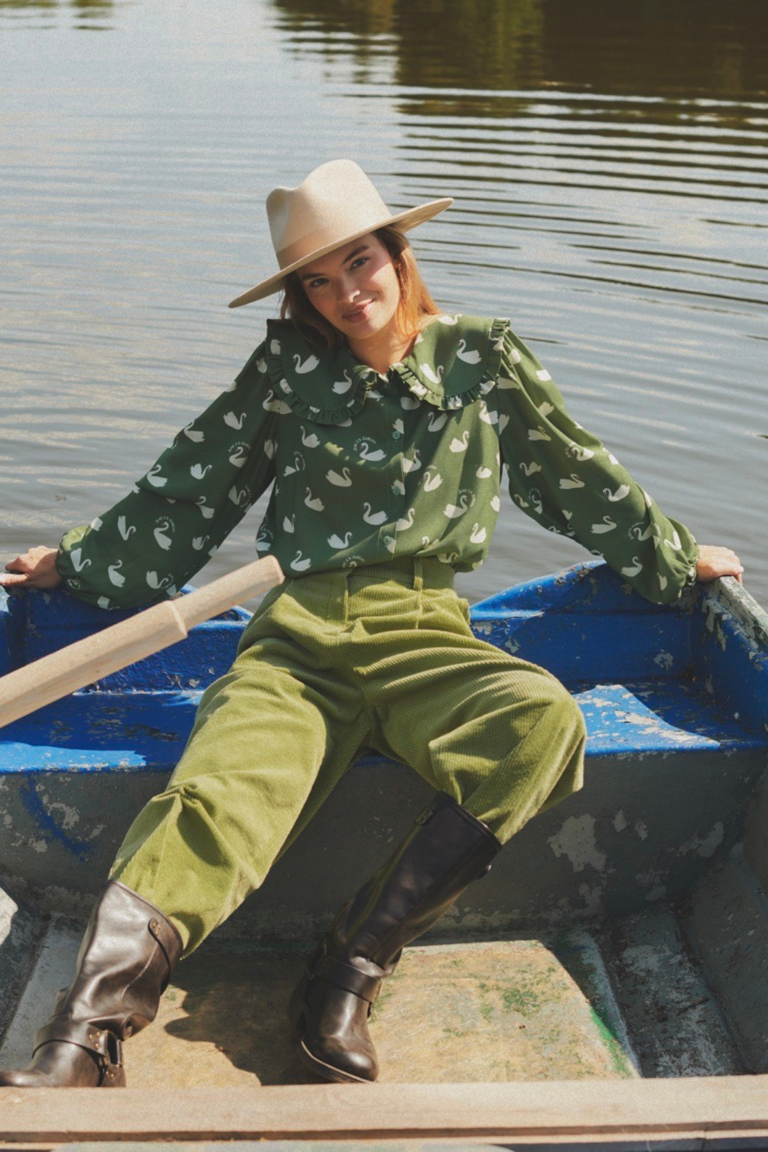 BELLINA CIGNO VERDE SHIRT