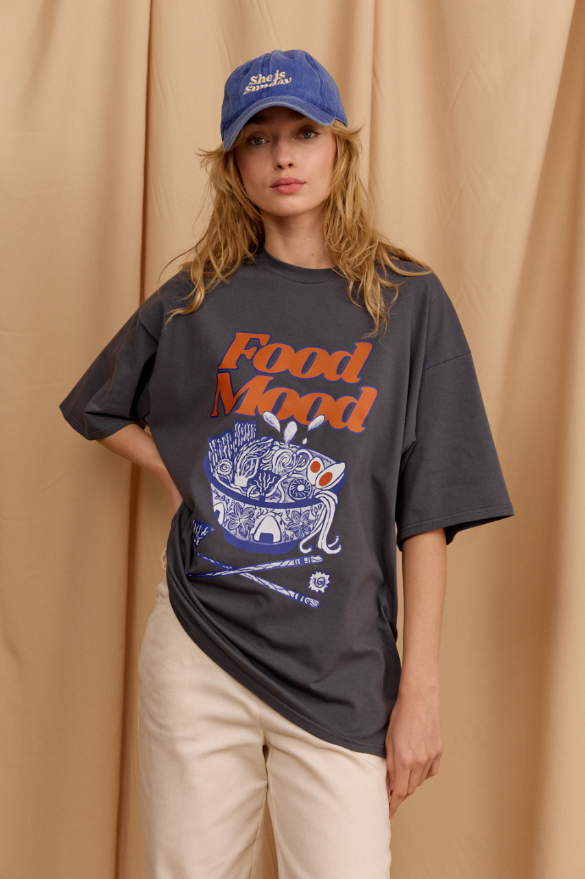 FOOD MOOD OVERSIZE T-SHIRT