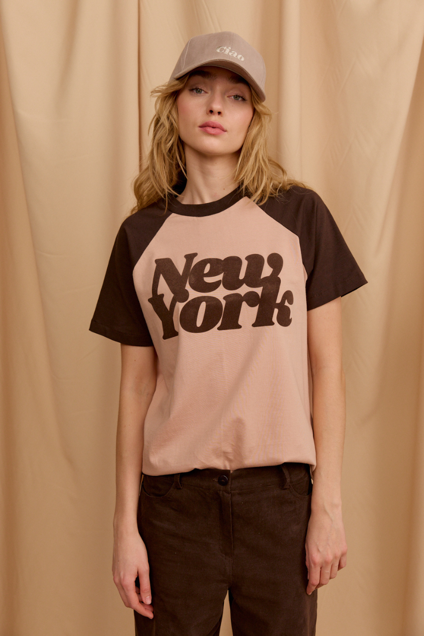 NEW YORK RAGLAN T-SHIRT