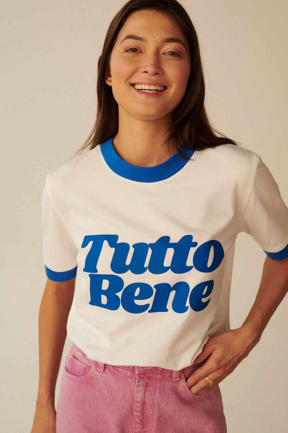 TUTTO BENE BLUE T-SHIRT