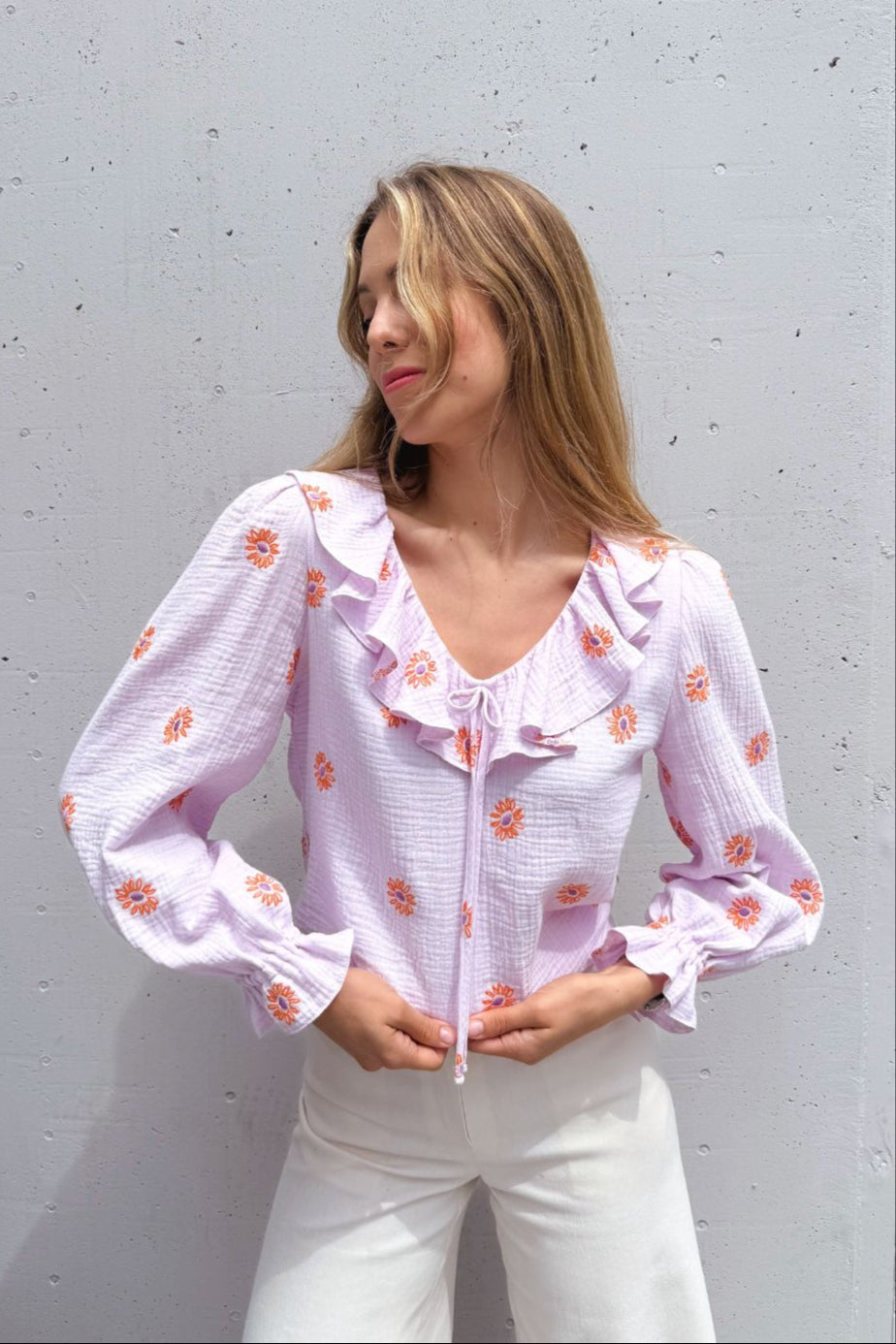 BLOOM LILA SHIRT