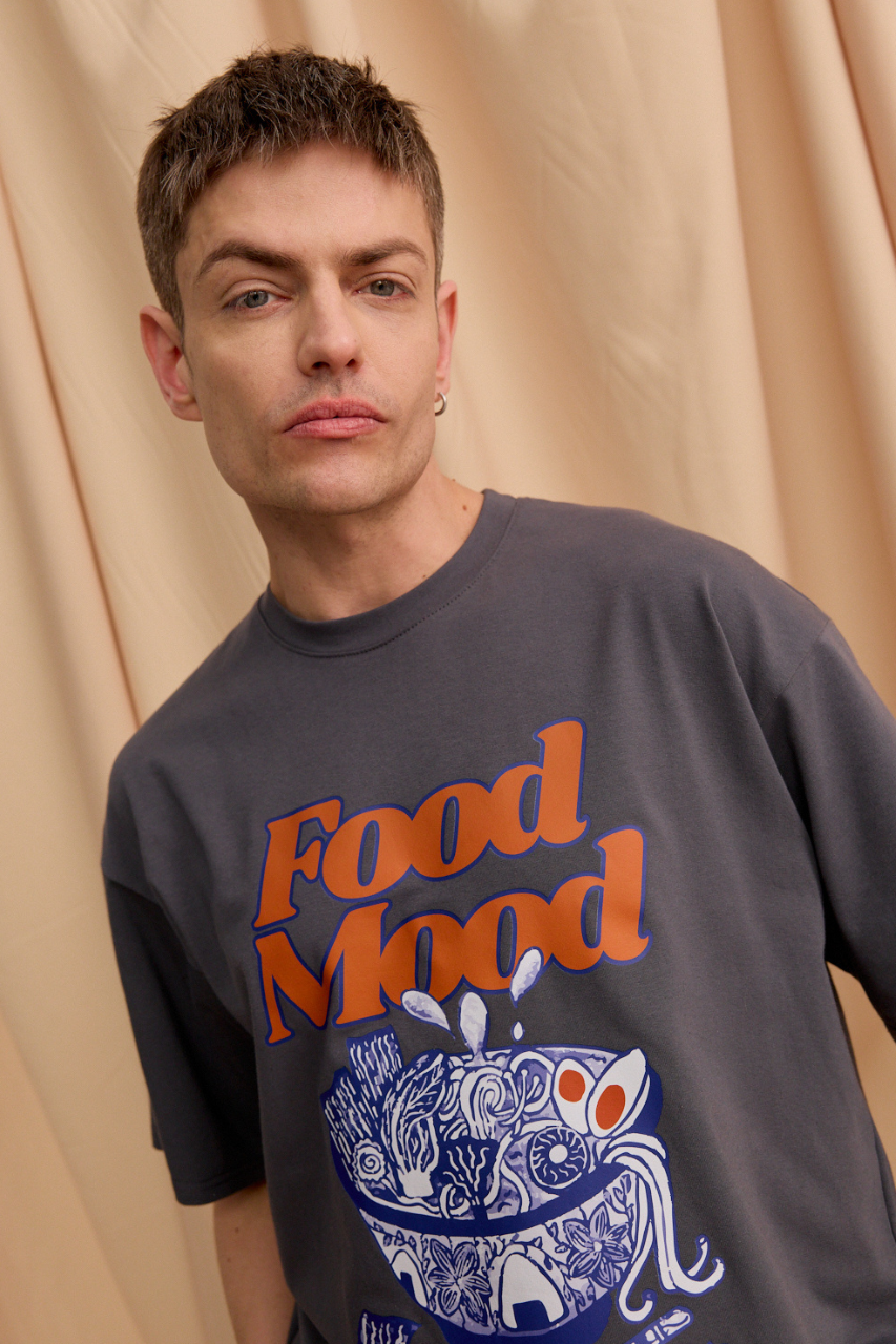 FOOD MOOD OVERSIZE T-SHIRT - MEN