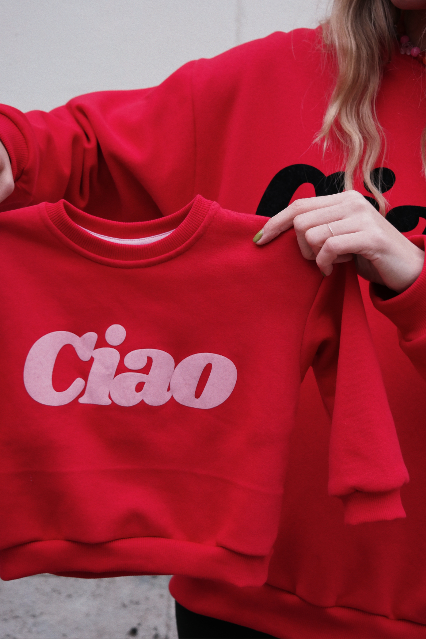 CIAO RED MINI HOODIE