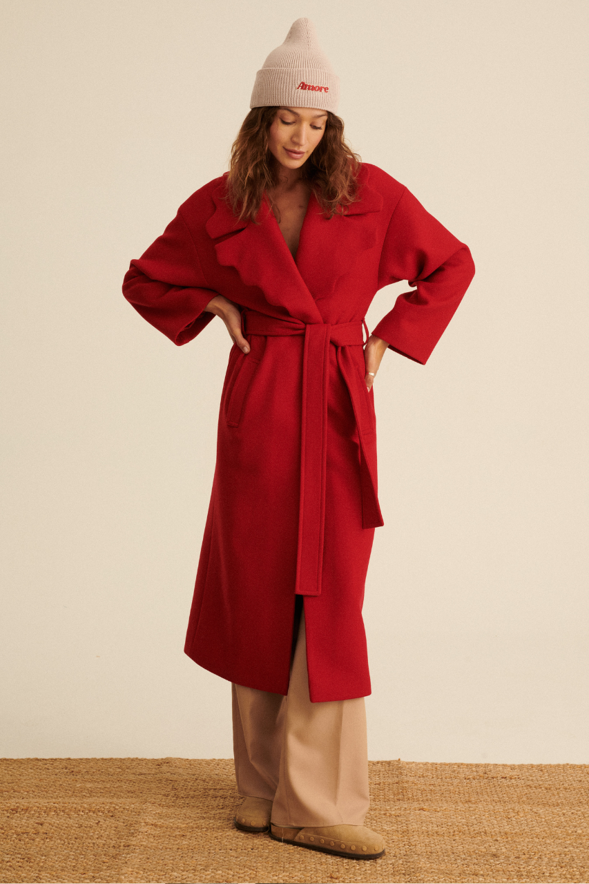 FLORA RED COAT