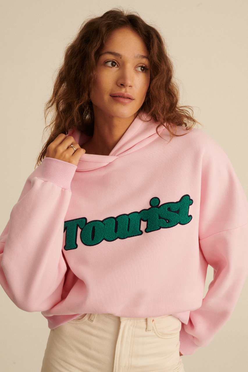 TOURIST PINK HOODIE