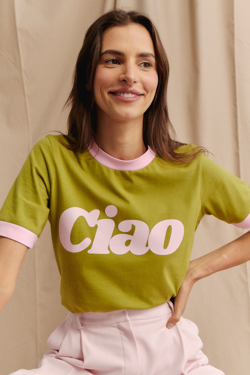 CIAO OLIVE T-SHIRT