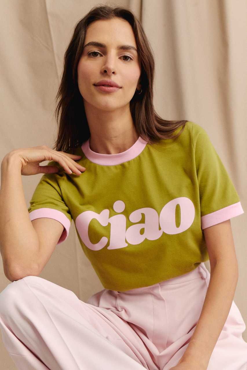 CIAO OLIVE T-SHIRT