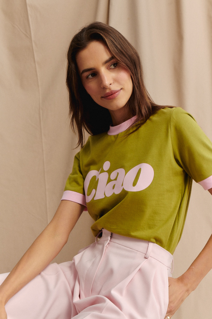 CIAO OLIVE T-SHIRT